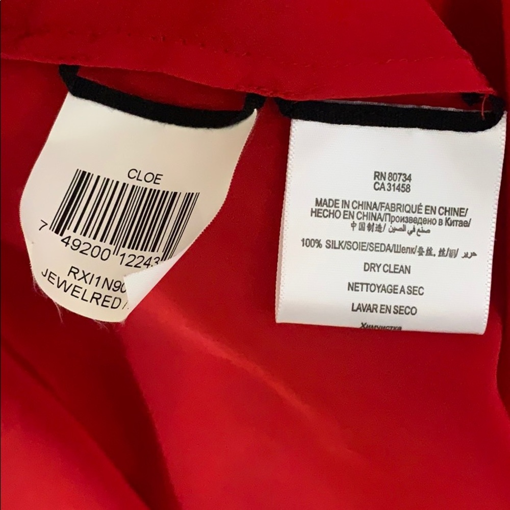 BCBG Max Azria Cloe Silk Tank Sz XS - Picture 7 of 7